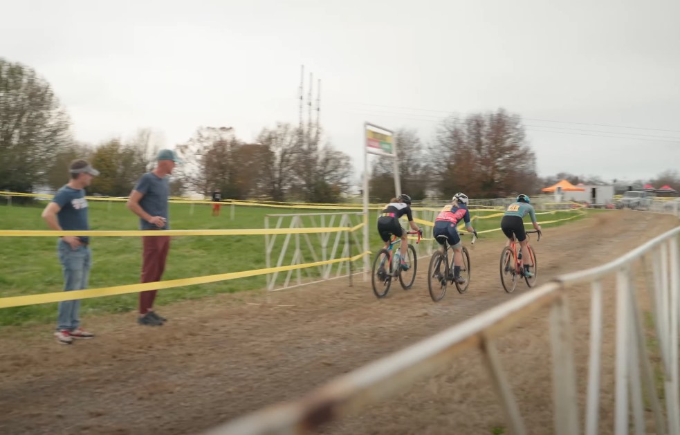 Nash Dash race on bikes in a mud